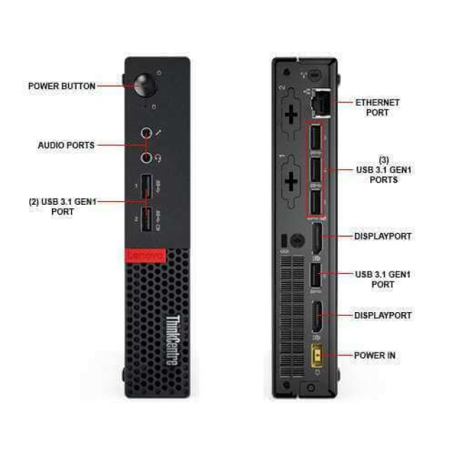 Lenovo ThinkCentre M710q - Core i3 6th Gen - 4GB Ram - 240GB SSD